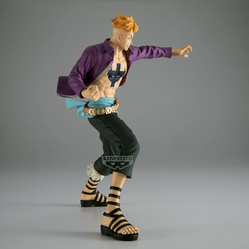 Figura Banpresto One Piece Marco El Fenix Battle Record de 14 cm