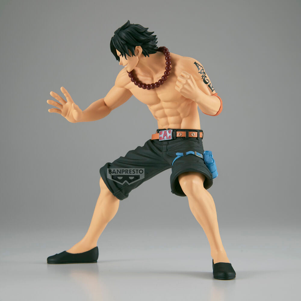 Figura Banpresto One Piece Portgas D. Ace Battle Record de 13 cm