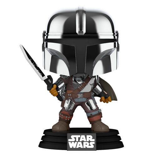 Funko POP! Star Wars: El Mandaloriano con Sable Oscuro #491 Exclusivo GITD