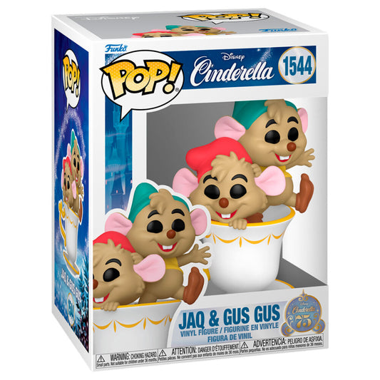 ¡Funko POP! Disney Cenicienta 75 Aniversario Jaq & Gus Gus #1544