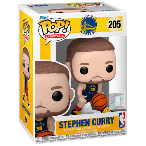 Figura Funko POP! de Stephen Curry, Golden State Warriors de la NBA (Uniforme Edición Ciudad 2024) n.° 205