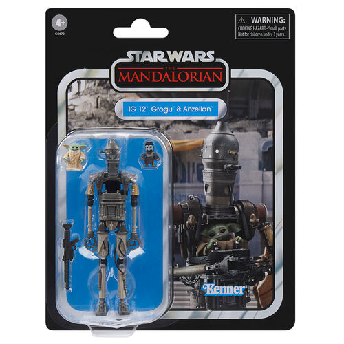 Hasbro IG-12 Grogu & Anzellan Figure The Mandalorian Star Wars 3.75-inch