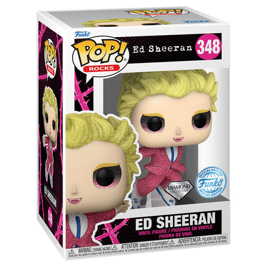 Figura Funko POP! Rocks Rocks Ed Sheeran n.° 348 Diamante exclusivo