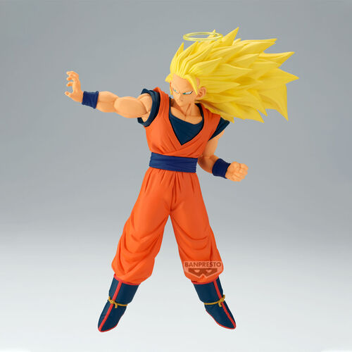 Figura Banpresto Dragon Ball Z Match Makers SSJ3 Son Goku de 17 cm