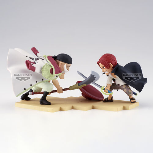 Figura Banpresto One Piece World Collectible Log Stories Edward Newgate vs. Shanks 13 cm