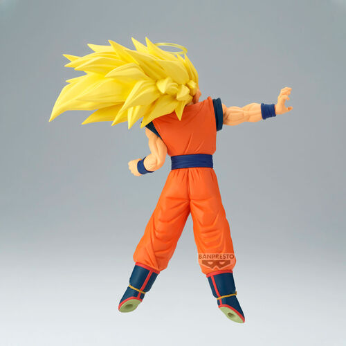 Figura Banpresto Dragon Ball Z Match Makers SSJ3 Son Goku de 17 cm