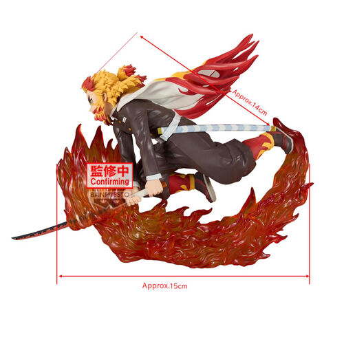 Figura Banpresto Demon Slayer Kimetsu no Yaiba Vibration Stars Kyojuro Rengoku 14cm