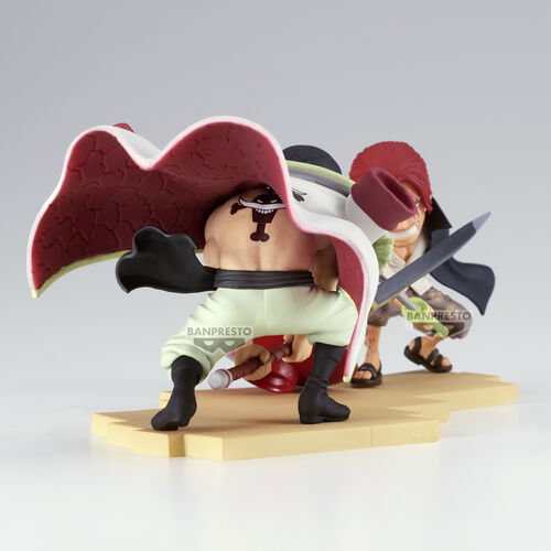 Figura Banpresto One Piece World Collectible Log Stories Edward Newgate vs. Shanks 13 cm