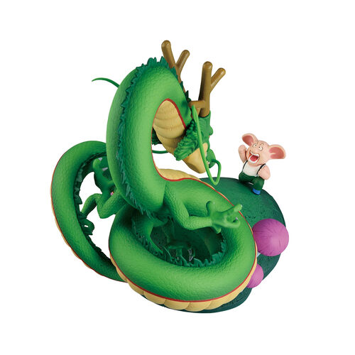Figura Banpresto Dragon Ball Dragon History II Oolong y Shenron Ichibansho de 14 cm