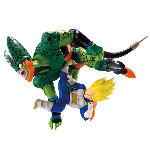 Figura Banpresto Dragon Ball Z Vegeta vs. Cell Ichibansho de 17 cm