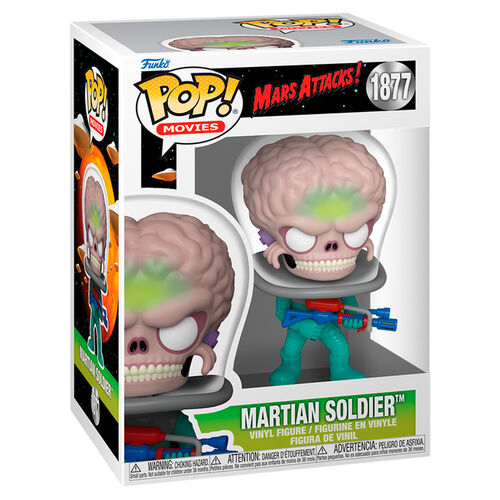 Películas Funko POP! ¡Marte ataca! Soldado marciano n.° 1877
