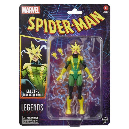 Hasbro Figura Marvel Spider-Man Electro Francine Frye figure 15cm