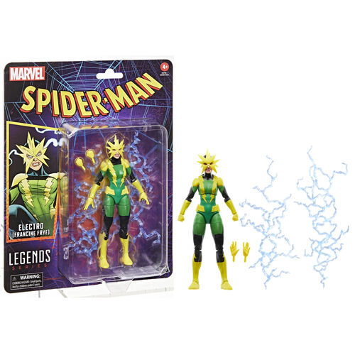Hasbro Figura Marvel Spider-Man Electro Francine Frye figure 15cm