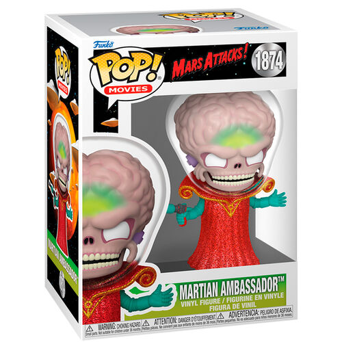 Películas Funko POP! ¡Marte ataca! Embajador marciano n.° 1874