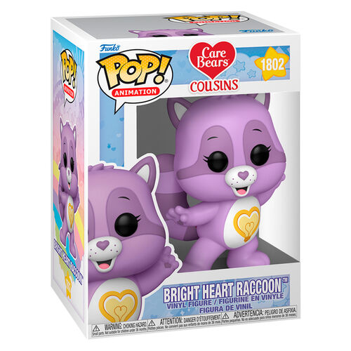 Figura Funko POP! Animación Osos Cariñositos Mapache Corazón Brillante n.° 1802
