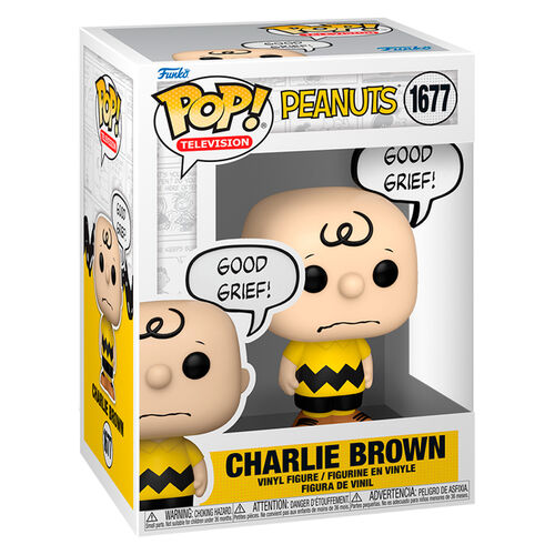 Figura Funko POP! de Peanuts, Charlie Brown n.° 1677
