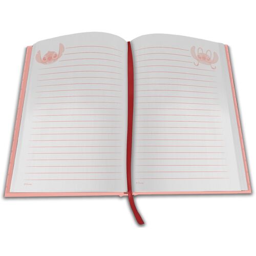 Kids Licensing Caderno com Relógio led Stitch Disney