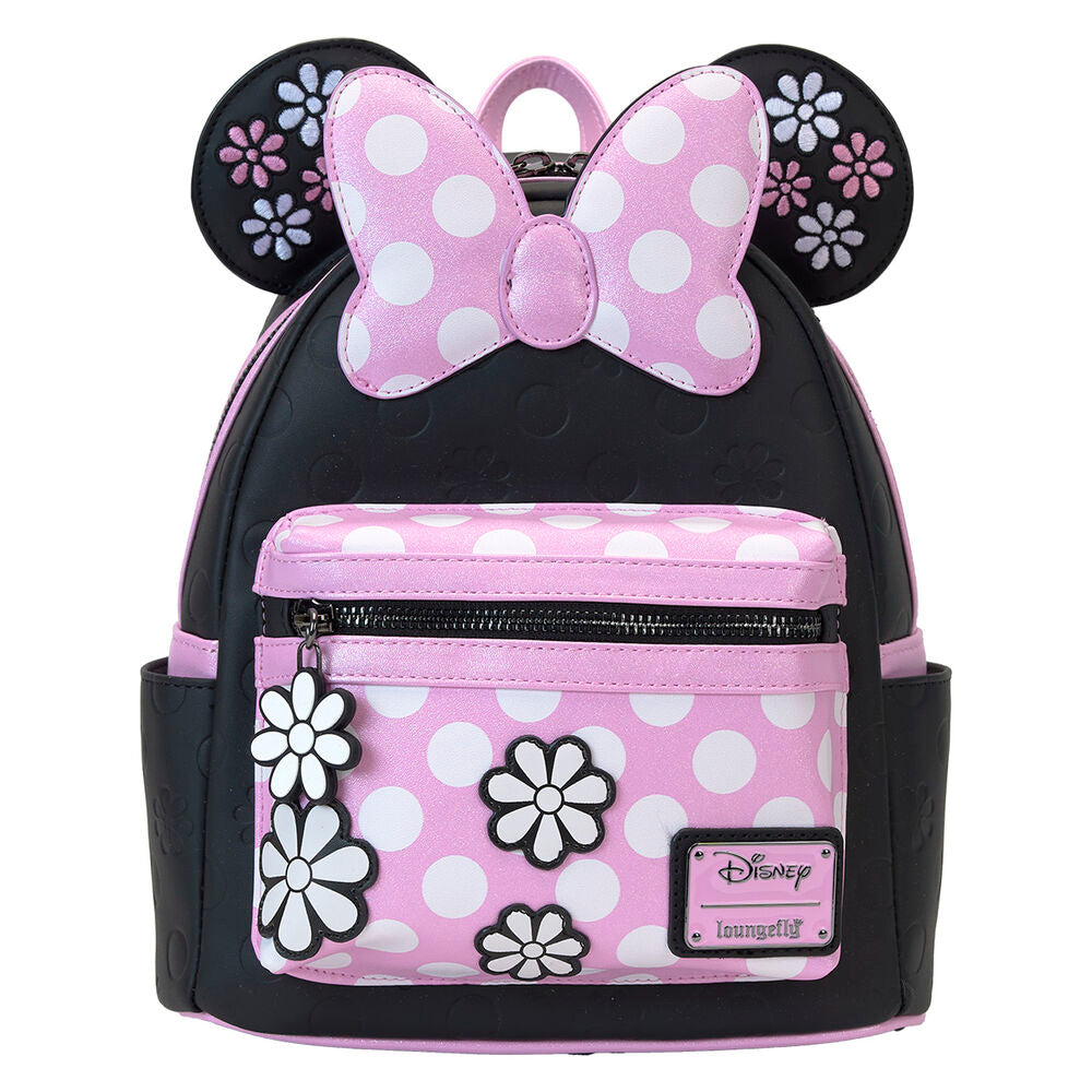 Loungefly Rock the Dots Minnie Floral Backpack