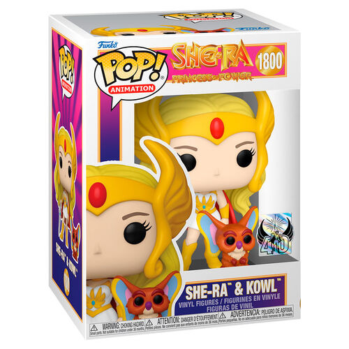Figura de animación Funko POP! She-Ra, Princesa del Poder, She-Ra y Kowl n.° 1800