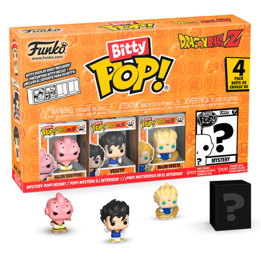 Pack de 4 figuras Funko Bitty POP! de Dragon Ball Z (Kid Buu)