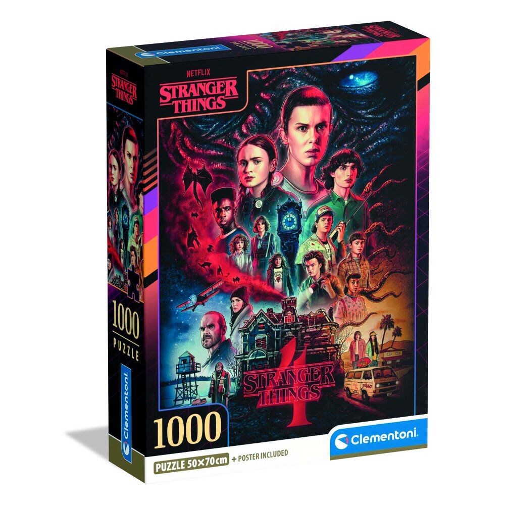 Clementoni Puzzle Stranger Things 1000 peças