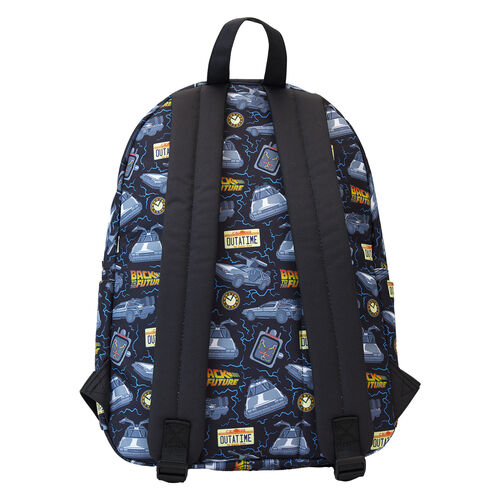 Mochila de nailon de 44 cm del 40 aniversario de Regreso al Futuro