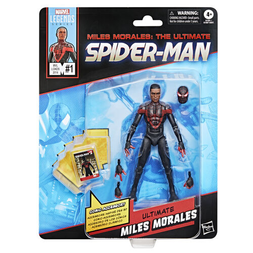 Figura definitiva de Miles Morales de Spider-Man de Hasbro Marvel Legends de 15 cm