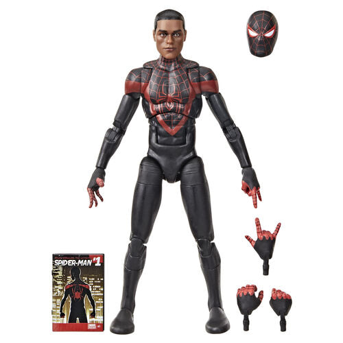 Figura definitiva de Miles Morales de Spider-Man de Hasbro Marvel Legends de 15 cm