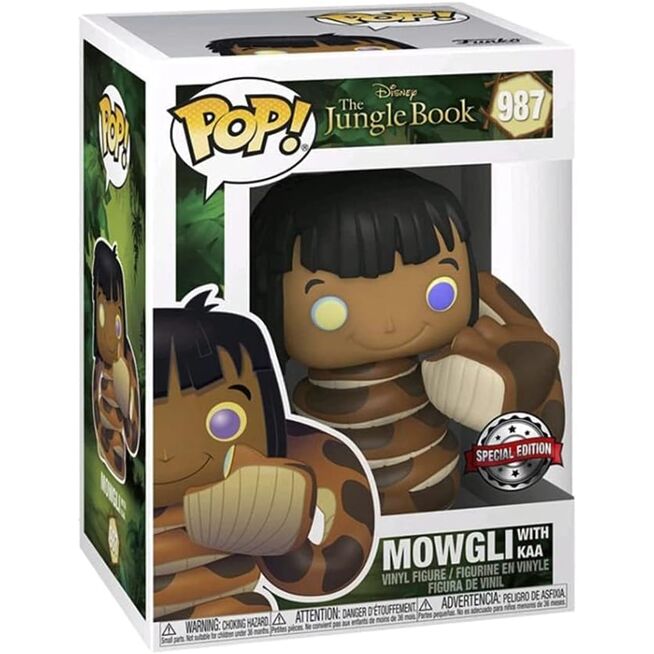Disney El Libro de la Selva Mowgli con Kaa #987 Exclusivo