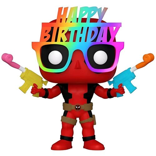 Funko Pop! Deadpool con gafas de cumpleaños n.° 783 (Exclusivo)