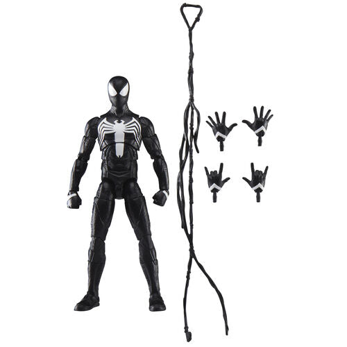 Figura de Peter Parker con traje negro de Spider-Man 2 de Hasbro Marvel Legends, 15 cm
