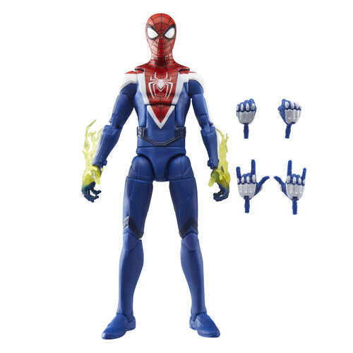 Figura de Hasbro Marvel Legends Spider-Man 2 Miles Morales con traje mejorado de 15 cm