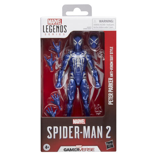 Figura de 15 cm de Peter Parker con traje anti-Venom de Spider-Man 2 de Hasbro Marvel Legends