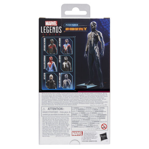 Figura de 15 cm de Peter Parker con traje anti-Venom de Spider-Man 2 de Hasbro Marvel Legends