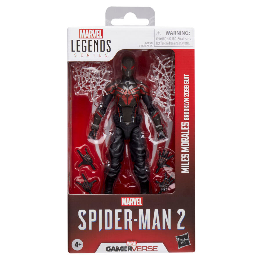 Figura de Hasbro Marvel Legends Spider-Man 2 Miles Morales Brooklyn 2099 de 15 cm