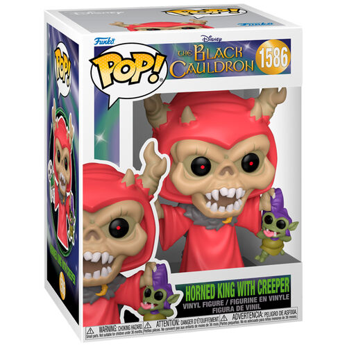 Funko POP! Disney The Black Cauldron Horned King with Creeper #1586