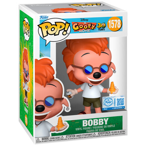 Figura Funko POP! Disney: Una película de Goofy, Bobby Zimuruski n.° 1578, exclusiva