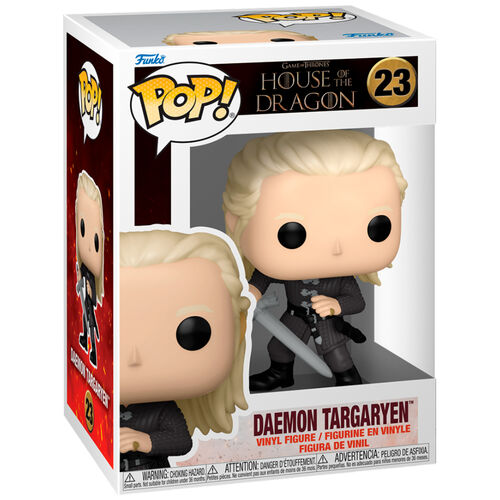 Figura de televisión Funko POP! GOT: La Casa del Dragón, Daemon Targaryen n.° 23