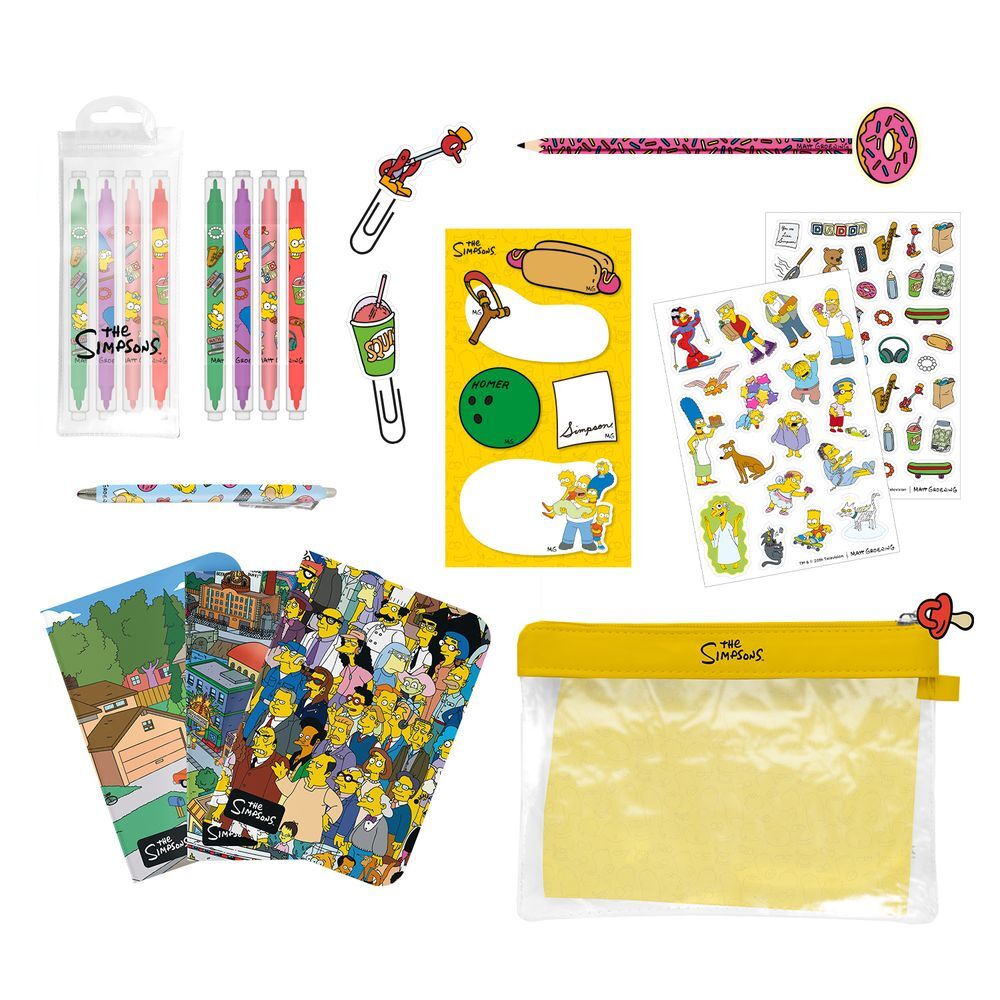 Erik Conjunto papeleria Los Simpsons