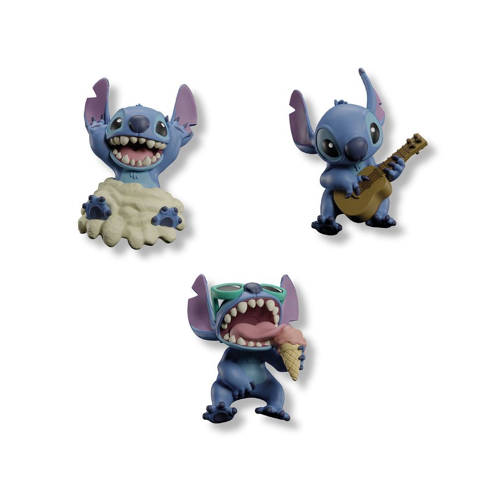 Erik Conjunto de 3 Ímanes 3D Stitch Disney