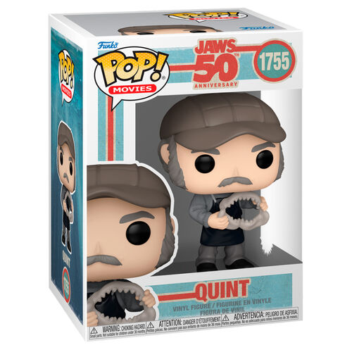 * PRÉ-RESERVA * Funko POP! Movies Jaws 50 Anniversary Quint #1755