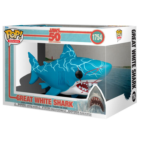 * PRÉ-RESERVA * Funko POP! Movies Jaws 50 Anniversary Great White Shark 6" #1754