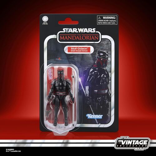 Figura de Hasbro Star Wars: El Mandaloriano Moff Gideon Dark Trooper Armor de 9,5 cm