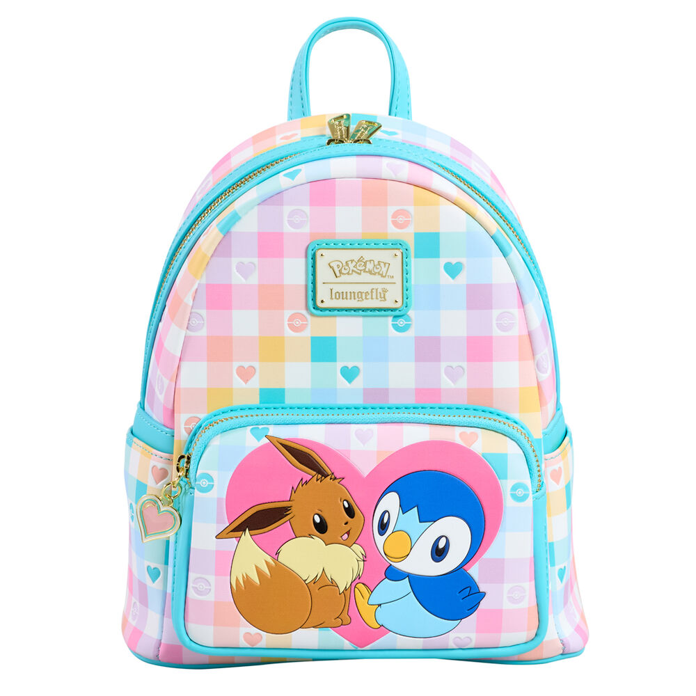 Loungefly Mochila Pokemon Piplup and Eevee Friends backpack