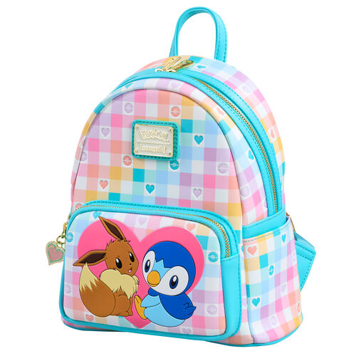 Loungefly Mochila Pokemon Piplup and Eevee Friends backpack