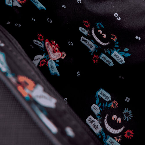 Loungefly Mala de Ombro Disney Alice in Wonderland Cheshire Cat shoulder bag