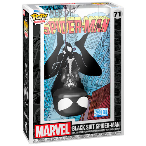 Portadas de cómic Funko POP! de Marvel, Spider-Man con traje negro n.° 71, exclusivas