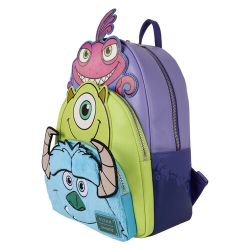 Disney Pixar Monsters INC Mike Sully and Randall Loungefly Backpack 31cm