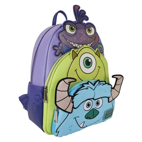 Disney Pixar Monsters INC Mike Sully and Randall Loungefly Backpack 31cm