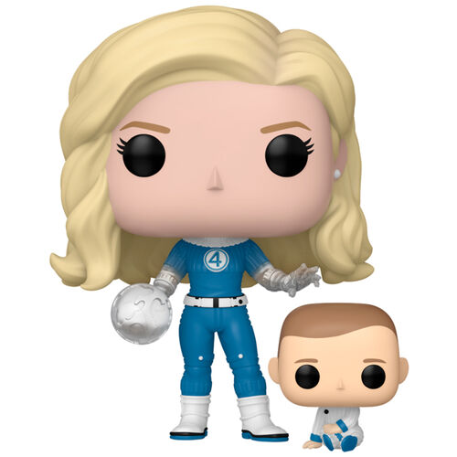 Funko POP! Marvel Los 4 Fantásticos: Mujer Invisible y Franklin #1514